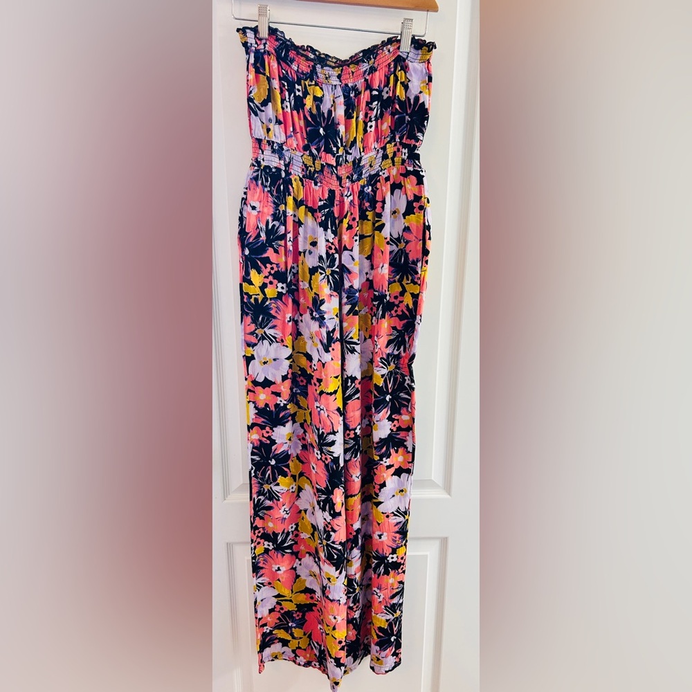 SO “Good for Life” Smocked top - jumpsuit - M - Picture 3 of 4
